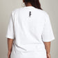 OdD1 Hello White oversized tshirt 