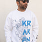 OdD1 Kraken White Sweatshirt