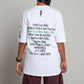 OdD1 Oversized Green Day White T-Shirt 