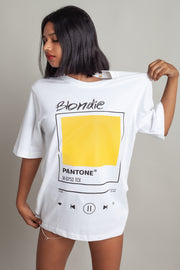 OdD1 oversized tshirt Blondie White 