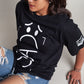 OdD1 streetwear Sad Black tshirt