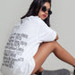 OdD1 women Led Zepelin White tshirt