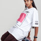 OdD1 women Pink Floyd White T-Shirt